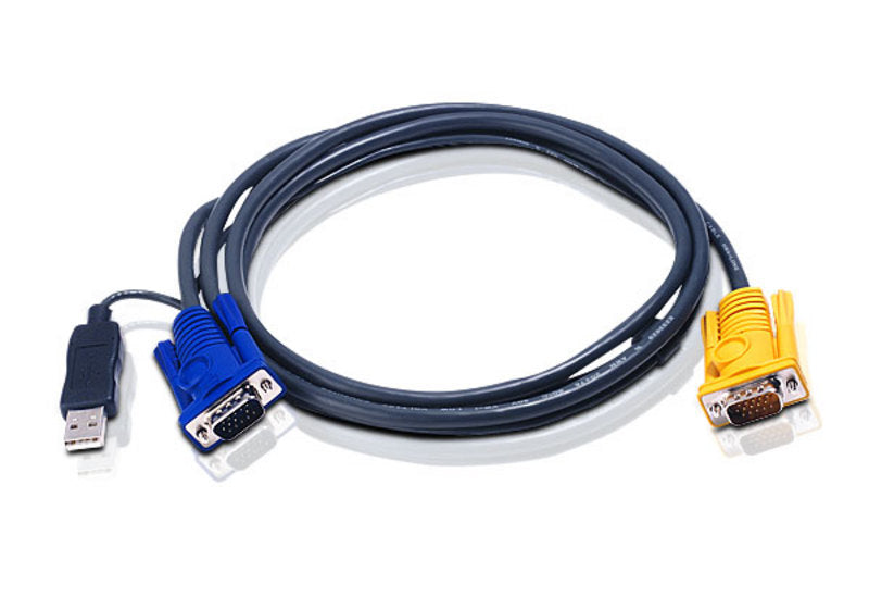 Aten KVM Cable 1.8m with 3 in 1 SPHD to VGA & USB Aten KVM Cable 1.8m with 3 in 1 SPHD to VGA & USB